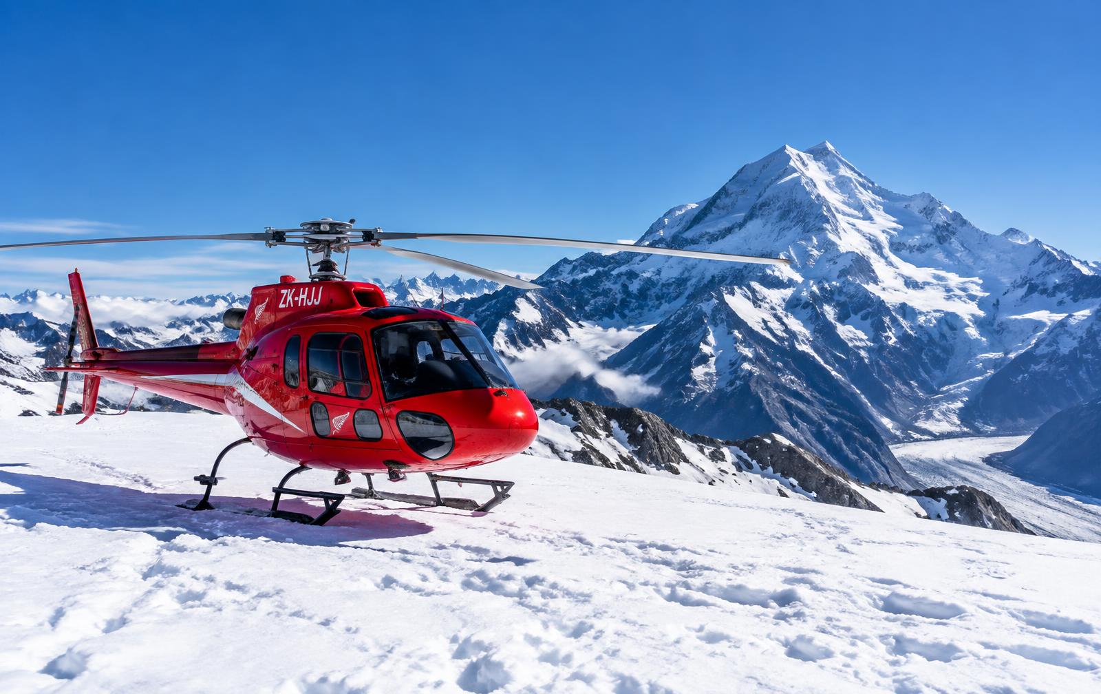 Glacier landing experience