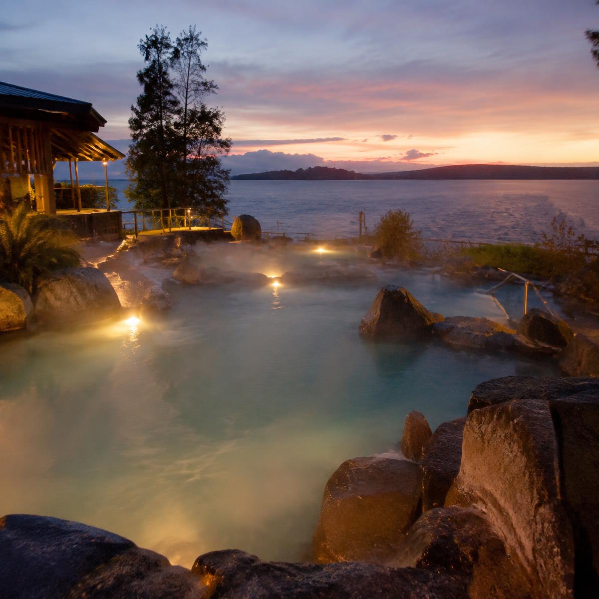 Evening · Polynesian Spa